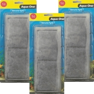 Aqua One (1c) AquaNano 60 Carbon Cartridge  Triple Pack 